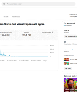 CANAL DE MÚSICA 16.635 INSCRITOS DESMONETIZADO