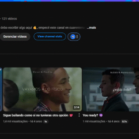 Canal de música latina com 177 mil inscritos e 121 vídeos postados, oportunidade única para vender rápido, ótimo para video review e parcerias