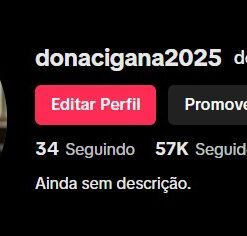 VENDO Conta TikTok com 57K Seguidores! Nicho Engajado!