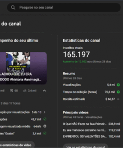 🎯 CANAL MONETIZADO A VENDA: CAUÃ NEWS 📌 165.238 inscritos reais e engajados