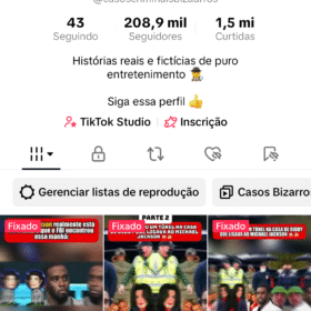 Tik tok 208,9 mil Seguidores
