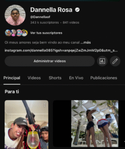 Canal com 340k de inscrito monetizado