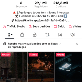 Conta Morivacional Tiktok já monetizada Mais de 29 mil seguidores