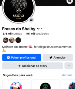 Página Facebook com 192 mil seguidores