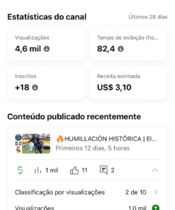 Canal de Futebol Espanhol • 1.550 inscritos reais