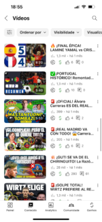 Canal de Futebol Espanhol • 1.550 inscritos reais - Imagem 5