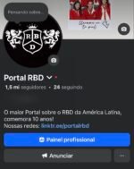Página no Facebook Portal RBD 1,5 milhões seguidores - Novela Rebelde