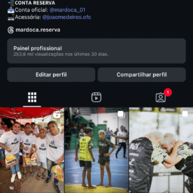 Conta de 100k no Instagram