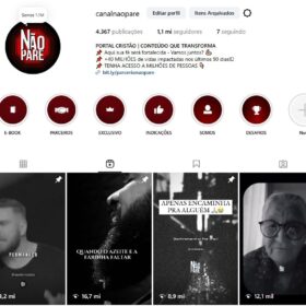 Instagram cristão 1M seguidores, monetizado, com alto engajamento e propósito