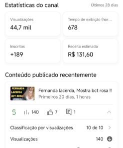 Canal MONETIZADO no idioma português 4,18 mil inscritos