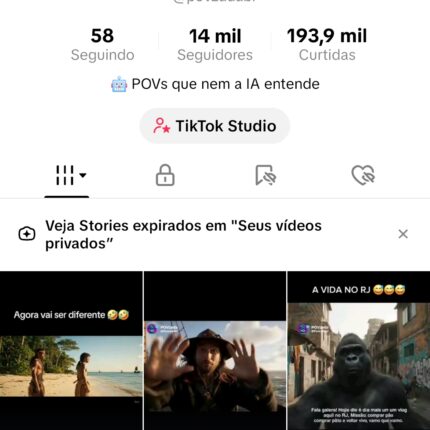 Tiktok Viral 14K de Seguidores