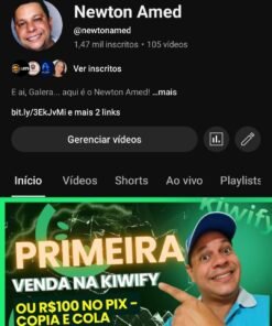 Canal 1470 Inscritos autoridade pronto pra ganhar dinheiro falta rendendo como afiliado e quase monetizado
