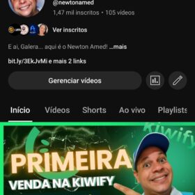 Canal 1470 Inscritos autoridade pronto pra ganhar dinheiro falta rendendo como afiliado e quase monetizado