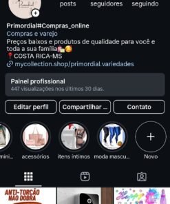 Conta do Instagram 23,7 mil seguidores