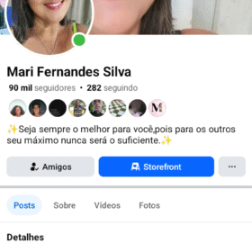 Perfil monetizado no Facebook, média de 150$ a 200$ mensais de lucros com bom engajamento