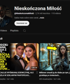 Canal polonês monetizado de histórias 2,74 mil inscritos
