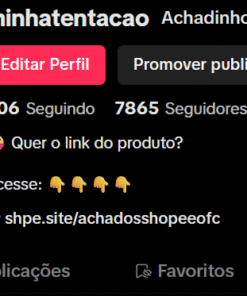 Tiktok 7800 Seguidores Orgânicos com TIKTOK SHOP