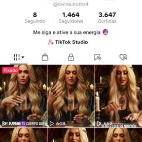 Conta com tiktok shop EUA 1474 Seguidores