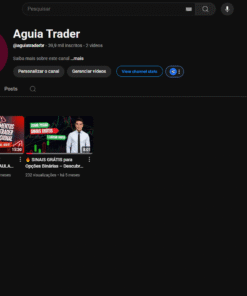 Canal quase 40K Inscritos Parado