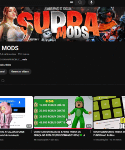 canal do Youtube não monetizado de games com 47 mil inscritos