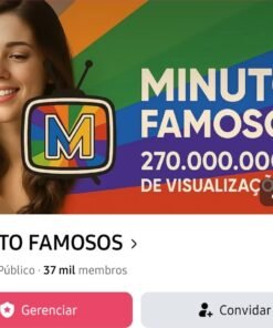 COMBO 5 GRUPOS NO FACEBOOK - 37,8k - 27,9k - 14,7k - 14,4k - 2,5k de SEGUIDORES ENGAJADOS! NICHO MUNDO DOS FAMOSOS E NOVELAS (LEIA A DESCRIÇÃO)