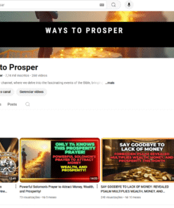 Canal de Oração no Estado Unidos 7,74 mil inscritos