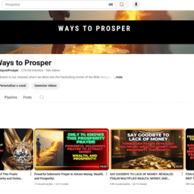 Canal de Oração no Estado Unidos 7,74 mil inscritos