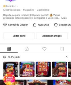 Kwai com 142 mil seguidores pronto pra perdi o selo de verificação
