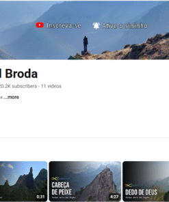 Canal Youtube de Aventuras com 20k de inscritos
