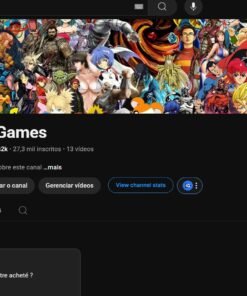 Canal de games YouTube com 45600 Inscritos pode ser monetizado
