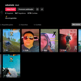 Conta Tiktok com nicho de Free Fire 967 Seguidores 5778 Curtidas