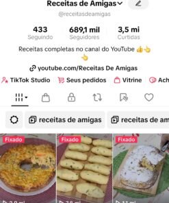TIK tok quase 700k Monetizado