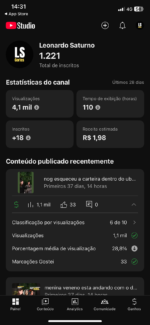 Canal do YouTube Corte Felca 1,22 mil inscritos - Imagem 3