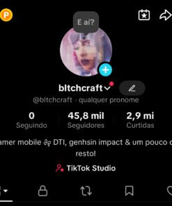 TIKTOK 45k de Seguidores MONETIZADA