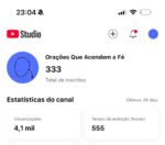Canal de oração 333 inscritos