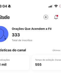 Canal de oração 333 inscritos