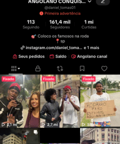 Conta Tiktok 161,5 mil Seguidores