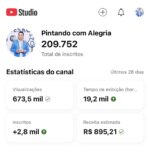 Canal do YouTube: pintando com alegria 215 mil inscritos - Imagem 2