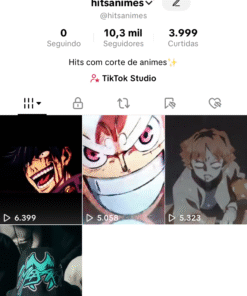 Tik Tok cortes anime 10,3 mil Seguidores