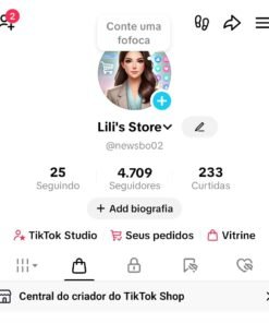Conta de Tik Tok Eua - Com quase 5k de seguidores