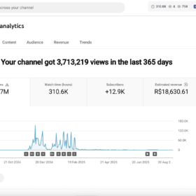 🎯 CANAL MONETIZADO À VENDA – +12K INSCRITOS | ALGORITMICAMENTE ENGAJADO | PRONTO PRA QUALQUER NICHO!