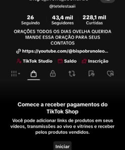 Tik tok 43.4K Seguidores 228.3K Curtidas