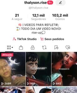 TIKTOK MONETIZADO+ DE 12.000 SEGUIDORES.