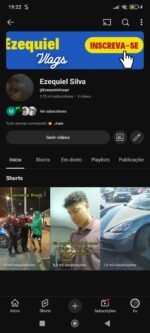 Conta do YouTube 1.7k