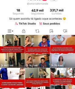 CONTA DE NICHO BLACK TIKTOK com 63 mil Seguidores