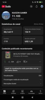 Canal do YouTuber monetizado 11,1 mil inscritos - Imagem 2
