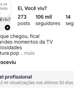 O MAIS ENGAJADO DO SITE, MAIS DE 32 MILHOES DE VIEWS NO ULTIMO MÊS! 105 MIL SEGUIDORES E GANHANDO MAIS DE 500 SEGUIDORES POR DIA.