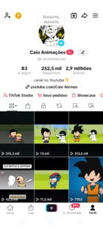CONTA TIKTOK COM MAIS DE 200MIL ALCANCE ALTO