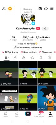 CONTA TIKTOK COM MAIS DE 200MIL ALCANCE ALTO
