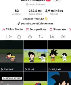 CONTA TIKTOK COM MAIS DE 200MIL ALCANCE ALTO
